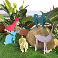 Jouet de triage de couleurs d'animaux en silicone Montessori Blocs d'empilage de joints Jeu éducatif pour l'apprentissage des tout-petits en cadeau