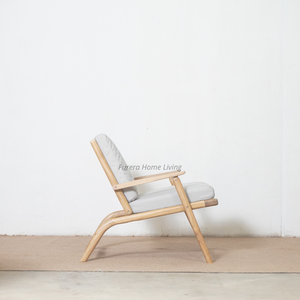 Sillón moderno de lujo en madera de teca para patio, playa, hoteles, jardín, sala de estar y muebles de patio - Product Image 4