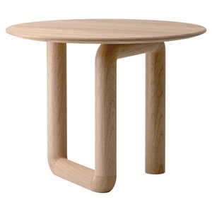 Table basse ronde de patio naturel Table en bois de teck au design moderne minimaliste unique pour salon, maison, hôtel, chalet, meubles - Product Image 3