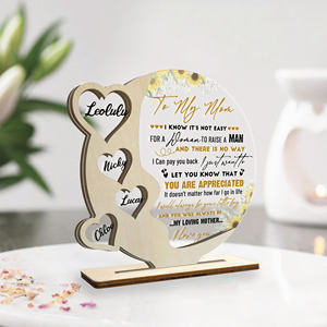 Plaque cadeau en bois et en acrylique personnalisée célèbre son amour, un souvenir intemporel pour toute occasion chère - Product Image 2