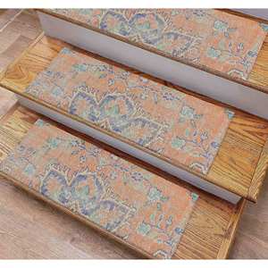 Ethnic Step Rug, Kilim Design Rug, Blue Rugs, Modern Rug, Printed Rug - Product Image 4