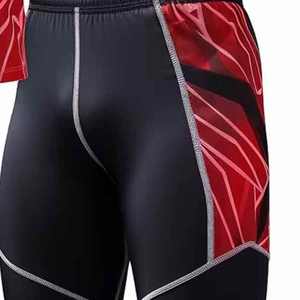 Wholesale Sportswear Custom <b>Men's</b> Gym Compression Short New Design Breathable Fitness <b>Rash</b> <b>Guard</b> Sets - Product Image 6