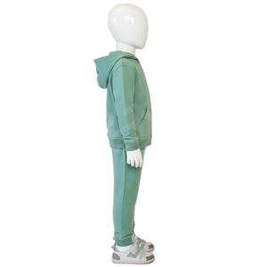 Conjunto Deportivo de 2 Piezas para Niños, con Capucha, 100% Algodón, Estampado, para Exteriores, al por Mayor, Transpirable, con Cintura Elástica - Product Image 3