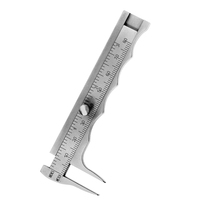 Pied à coulisse en laiton de qualité supérieure 100mm calibre 4 pouces pied à coulisse de poche pour perle fil bijoux mesure échelle unique