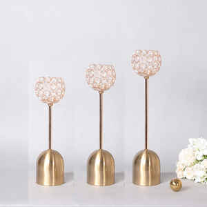 Bougeoirs en métal design antique pour mariages fêtes décor à la maison bougeoir créatif unique centres de table support 2023 - Product Image 3