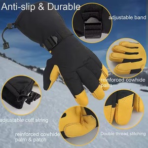 Alta calidad duradera Mejor tarifa Invierno Nieve Guantes de invierno Hombres cálidos A prueba de viento Impermeable para guantes de esquí Calidad superior Mejor tarifa - Product Image 2