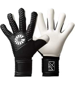 Gants de gardien de but en cuir de qualité supérieure personnalisables coupe personnalisée poignée en latex de football en gros - Product Image 4