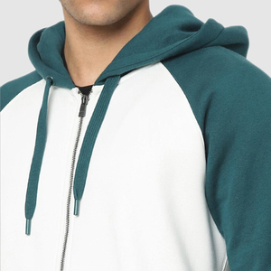 Sweatshirts en molleton zippés unisexes de haute qualité Logo OEM Vêtements d'extérieur zippés confortables avec poches zippées latérales pour l'hiver - Product Image 6