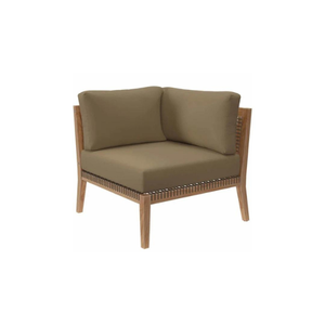 Sofá para exteriores superventas, juego de madera para patio de conversación, muebles de jardín de lujo, sofá seccional, madera de teca Natural de Indonesia - Product Image 5