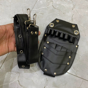 Nouvelle mode sac à bandoulière pour stylistes barbiers maquillage pour animaux de compagnie artistes couleur unie élégant cheveux outils et ciseaux Kit accessoire - Product Image 4
