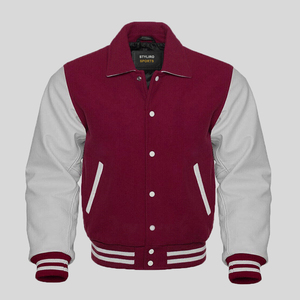 Wholesale Custom Men's High Street Style Varsity <b>Baseball</b> <b>Bomber</b> <b>Jacket</b> Winter Letterman <b>Jacket</b> - Product Image 1