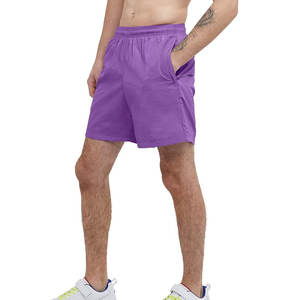 Ropa de calle a la moda, pantalones de nailon para hombre con logotipo personalizado de 7 pulgadas, pantalones cortos sublimados de gran tamaño, patrón sólido, bolsillos personalizados de tamaño 6XL - Product Image 3