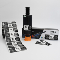 Rollo de Etiquetas de Cartucho de Tinta Impermeables Personalizadas, Impresión CMYK, Adhesivo, Logotipo Privado, Se Acepta OEM