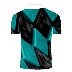 Chemises décontractées pour hommes à manches courtes avec logo personnalisé, marque privée, 100% coton, tissu tricoté, impression numérique, service OEM, grandes tailles - Product Image 6