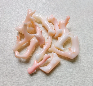 ขายไม้ปะการังสีขาว64 CTS, แท่งเฉดสีชมพู, อัญมณีสีขาวปะการังธรรมชาติ100%, แท่งขัดหลวมสำหรับทำเครื่องประดับ - Product Image 3