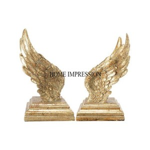 Venta al por mayor a granel de aluminio fundido pájaros diseñador chapado en oro sujetalibros de aspecto único más elegante de la India al precio más bajo - Product Image 5