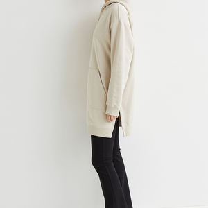 Sweat-shirt à capuche à manches longues pour femme, vêtement de rue, décontracté, simple, uni, confortable, fermeture éclair complète - Product Image 5