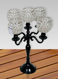 crystal <b>lamp</b> Votive Candle Holder Tealight Candles Holder five arms candle <b>lamp</b> for Table Wedding Dinning and Party - Product Image 6