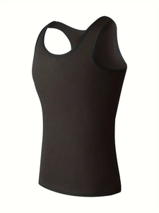 Débardeur d'entraînement sans manches confortable et à séchage rapide pour homme Chemise d'entraînement d'été décontractée extensible bleu marine fabriquée au Bangladesh - Product Image 4