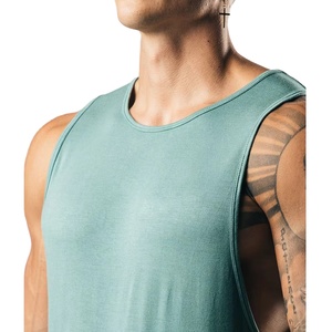 Débardeurs pour hommes en coton 100% respirant, tricotés, grande taille, best-seller, service OEM, design décontracté, vêtements de sport du Pakistan - Product Image 4