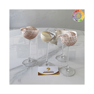 Copas de vino de concha marina para boda/Copa de Caracol de lujo con apariencia exquisita/copas de vino de concha vintage plateadas y Copa de concha - Product Image 4