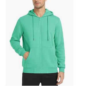 เสื้อฮู้ดมีซิปโอเวอร์ไซส์สำหรับผู้ชายเสื้อมีโลโก้ตามสั่ง - Product Image 1