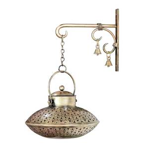 Portavelas de Hierro Fundido Hecho a Mano, Soporte para Colgar en la Pared, Ecológico, para Halloween, Ramadán, Navidad, Diwali, Bodas, Hogar - Product Image 1