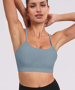 La mejor calidad Fitness Sport Bra Pakistan Made Nuevo diseño Gym Wear Transpirable Sports Women Bra - Product Image 1