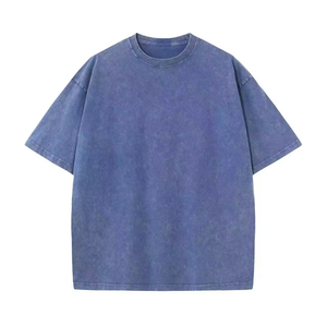 Camisetas Personalizadas para Hombre 100% Algodón, Logotipo Bordado, Verano, Alta Calidad, Transpirables, Secado Rápido, Uso Casual, Manga Corta, Corte Holgado - Product Image 2