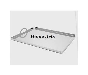 Plateau de service couleur argent de la meilleure qualité plateau de service de chocolats en acier inoxydable de la plus nouvelle conception pour la vaisselle - Product Image 1