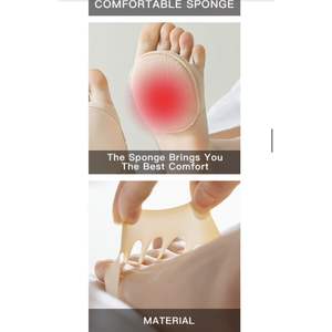 Calzini da donna taglia 6-8 con Topper per mezze calze per scarpe con tacco 6 paia - Product Image 6