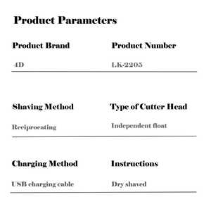 Mini rasoir de voyage électrique USB pour homme, étanche IPX7, lavable, utilisation humide/sèche, tondeuse à cheveux et barbe, pour rasage de la tête et des zones sensibles - Product Image 2