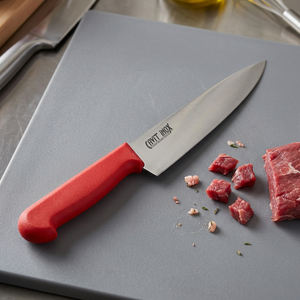 Cuchillo de Chef Rojo Cavit Inox de 8” con Certificación HACCP - Product Image 1