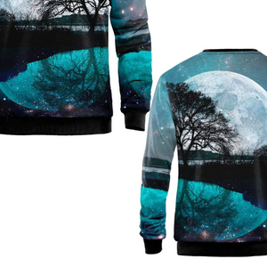 Sweat-shirt en polyester pour hommes, impression numérique personnalisée, sport, décontracté, OEM, marque privée, usine pour hommes - Product Image 6