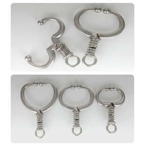 Botas de equitación de acero inoxidable ajustables de fabricante al por mayor anillo de Nariz de ganado garras de granja características antioxidantes - Product Image 4