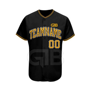 Nouveauté - Meilleur prix - Maillot de baseball unisexe de haute qualité pour adultes - Nom personnalisé imprimé - Ensemble de vêtements de sport 100% polyester respirant - Product Image 4