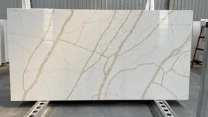 Calacatta GOLD vein QUARTZ countertop แผ่นหนา20มม.-30มม. ดีไซน์ทันสมัย - Product Image 2