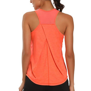 Super femmes hauts d'entraînement pour femmes Racerback débardeurs maille Yoga chemises athlétique course débardeurs sans manches vêtements de sport - Product Image 2