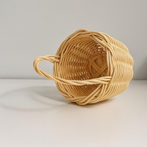 Cesta Tejida a Mano con Asa, Cestas de Almacenamiento Hechas a Mano, Modernas y Multifuncionales, Artex Green Earth, Hecho en Vietnam - Product Image 6