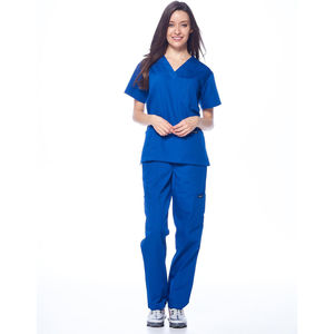 Ensembles de gommage modernes en gros roses uniformes médicaux d'hôpitaux gommages d'allaitement confortables costumes de médecin professionnel tissu durable - Product Image 2