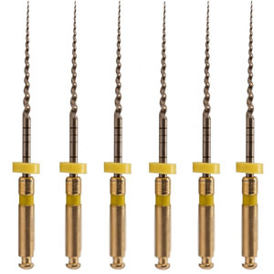 Instruments endodontiques professionnels manuels en acier inoxydable réutilisables pour les procédures de préparation des canaux radiculaires dentaires en clinique - Product Image 1