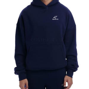 Nueva moda logotipo impreso personalizado hombres sudaderas con capucha de gran tamaño de manga completa último estilo ropa de calle hombres sudaderas con capucha - Product Image 2