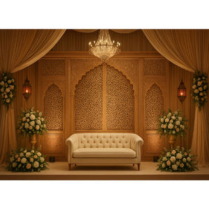 Mughal Style Wooden <b>Frames</b> For Muslim Wedding UK Antique Theme <b>Vintage</b> Wooden Backdrop Best Traditional Mehrab <b>Frames</b> Sale UK - Product Image 1