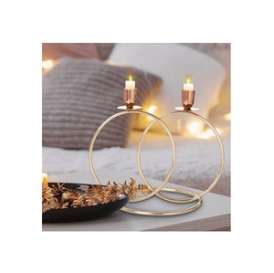 Nuevo Juego de 2 portavelas de forma redonda con estilo y calidad extra de lujo a muy buen precio de venta - Product Image 1