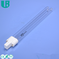 Ampoule compacte UV-C à quartz 30W à quatre broches, 185nm, haute production d'ozone, ZW30D17W-H320, lampe UV VH 30W