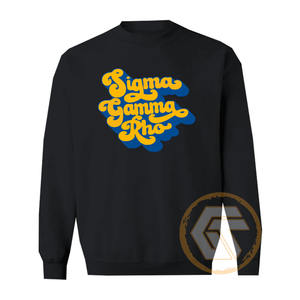 Sudadera Casual Bordada Ecológica de Algodón con Forro Polar para Mujer, Personalizada de Alta Calidad, de la Fraternidad Sigma Gamma Rho, para Otoño/Invierno - Product Image 2