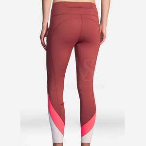 Leggings Deportivos de Cintura Alta para Mujer, Hechos a Medida, Sin Costuras, Ecológicos, Transpirables, de Spandex/Poliéster, de Longitud Completa, Color Sólido - Product Image 3