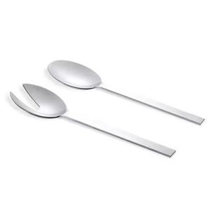 Servidor de Ensalada de Acero Inoxidable, Servidor de Ensalada de Lujo para Servir la Ensalada, Nuevo Diseño, Juego de Cubiertos, Cubertería de Metal, Cuchara y Tenedor - Product Image 4