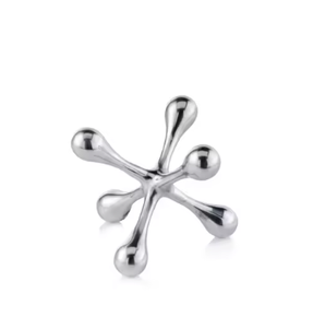 Sculpture décorative à thème floral en métal Sculpture en aluminium en forme de feuille très décorative pour la décoration de la maison - Product Image 3