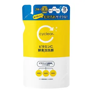 Japonya'da yapılan Cyclear C vitamini enzim köpük yüz yıkama gözenek bakım dolum 250ml cilt bakımı sıcak satış ürünleri 2023 toptan fiyat